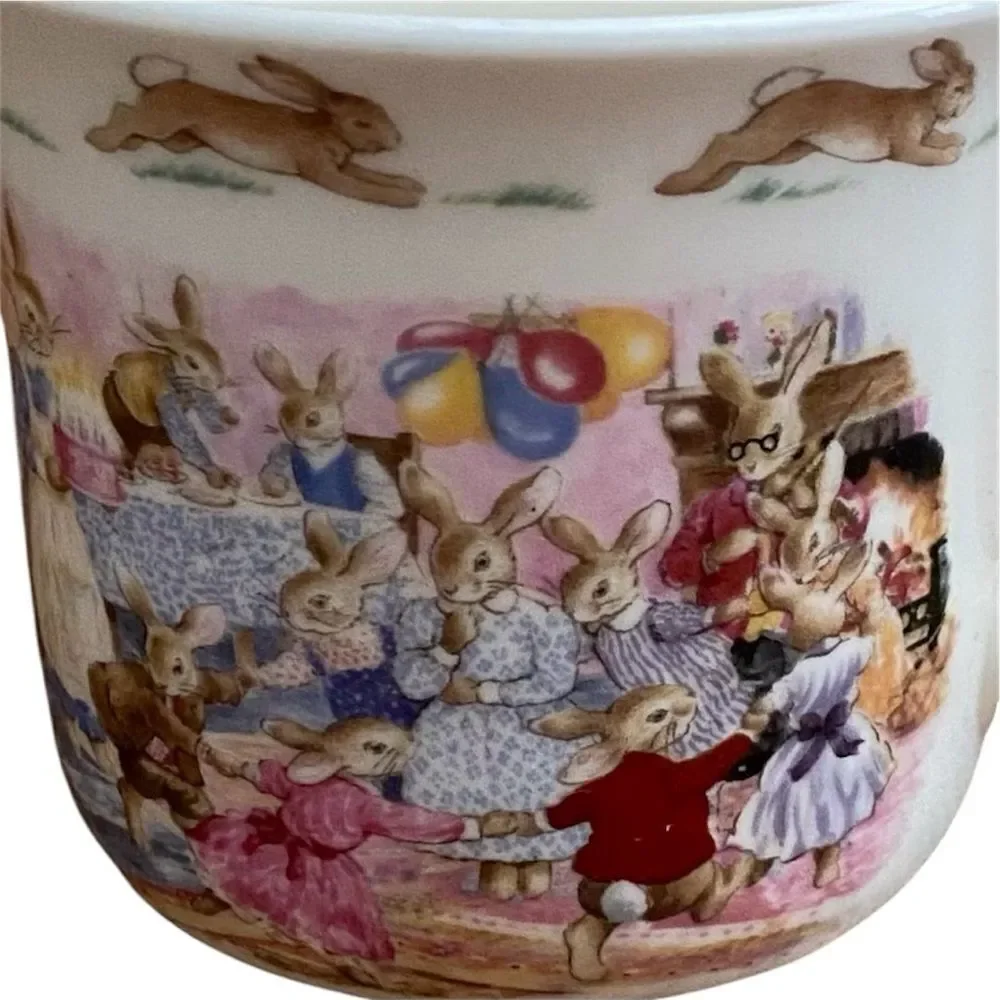 Royal Doulton Fine Bone China Happy Birthday From Bunnykins Mug/Cup EUC! Baby